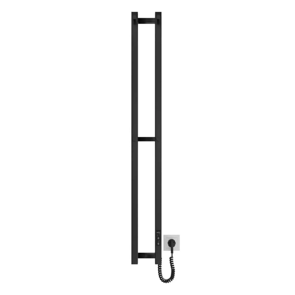 Электрический полотенцесушитель Hygge Family HFSlim1170х140 черный матовый (3.164.045618.BM)- Фото 2